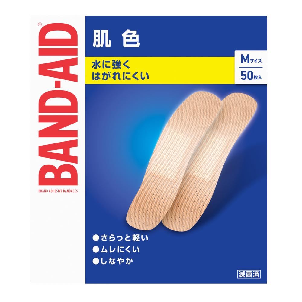Band-Aid Skin Color (Size M, 50 pieces)