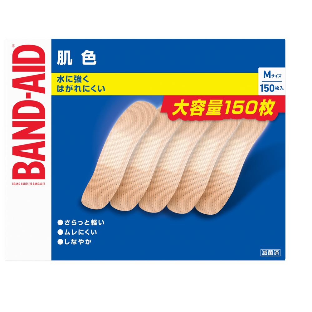 Band-Aid Skin Color M Size (150 pieces)