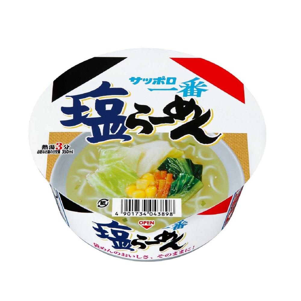 Sanyo Sapporo Ichiban Salt Ramen Bowl 75g