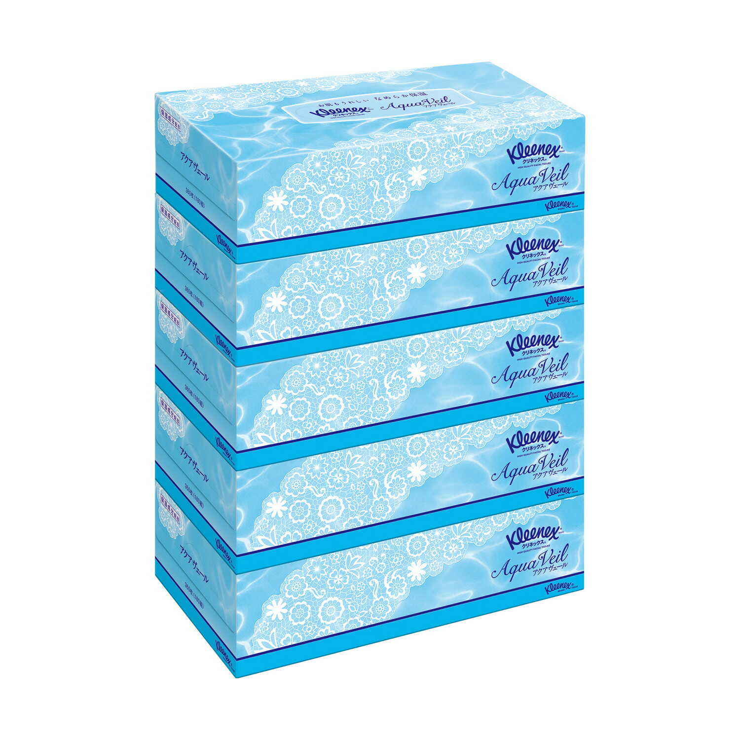 Kleisia Kleenex Aqua Veil 180W x 5 Packs