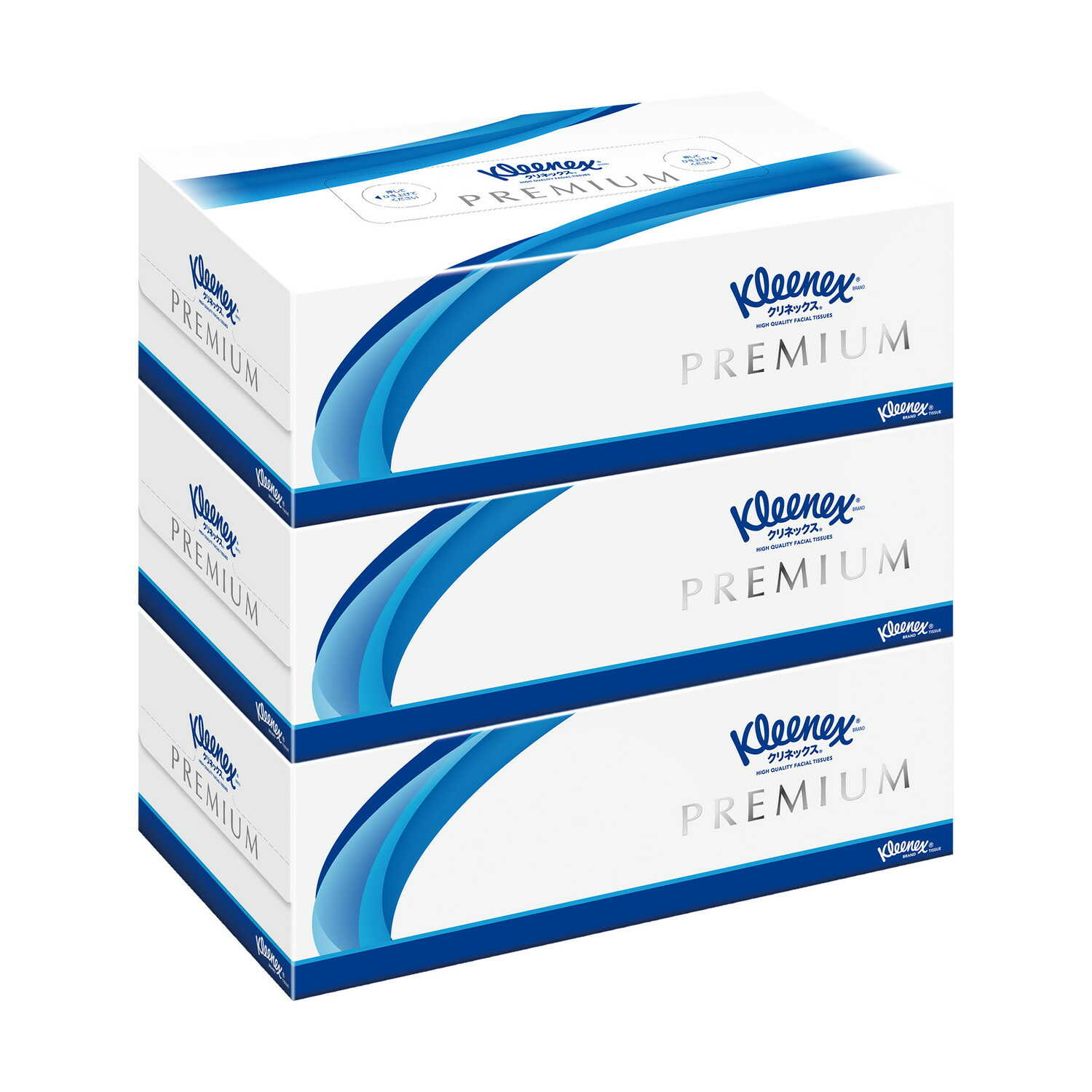 Kleisia Kleenex Premium Tissue 160W x 3 Packs