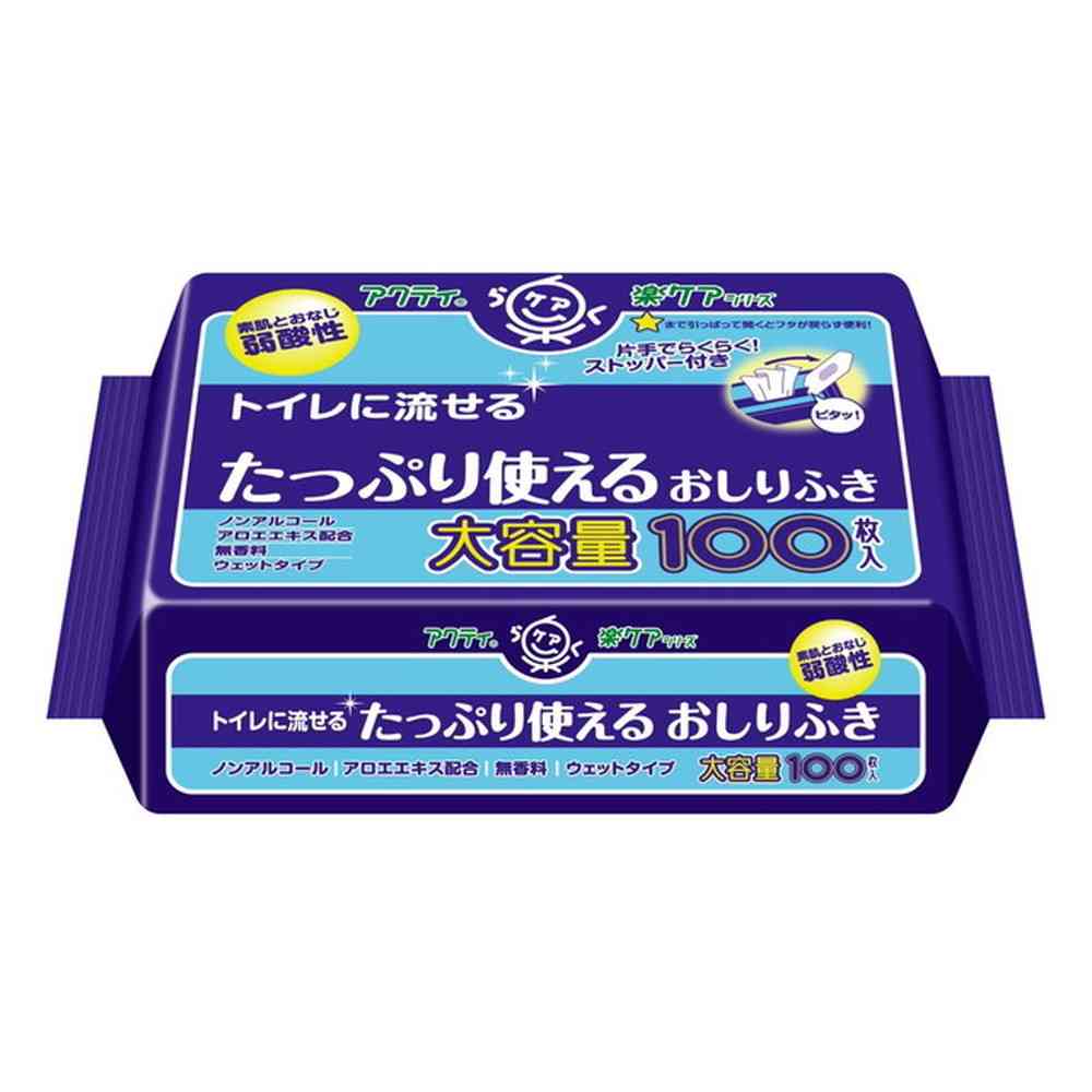 Acty Generous Wet Wipes 100 Sheets