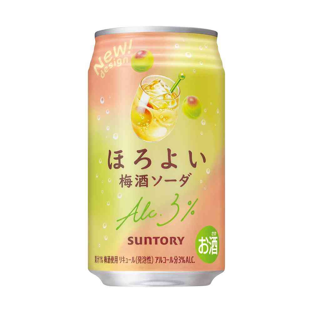 Suntory Horoyoi Umeshu Soda 350ml