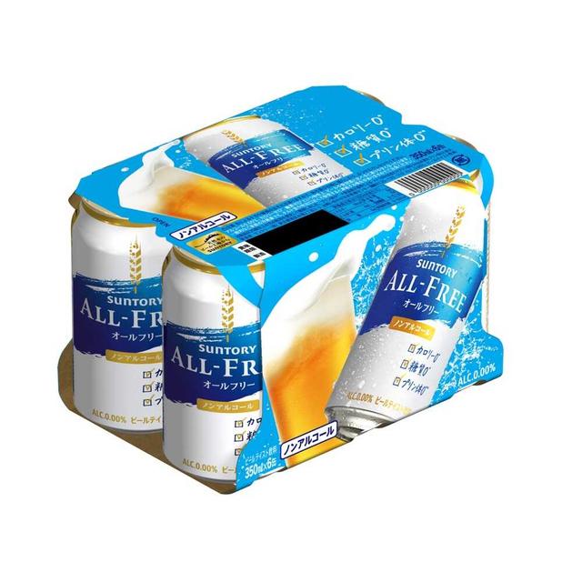 Suntory All-Free 350ml x 6 Bottles