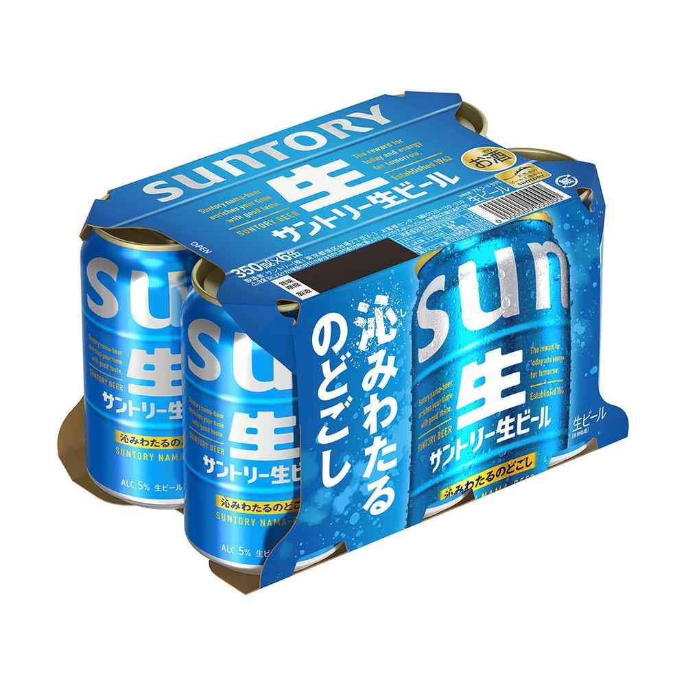 Suntory Draft Beer 350ml x 6
