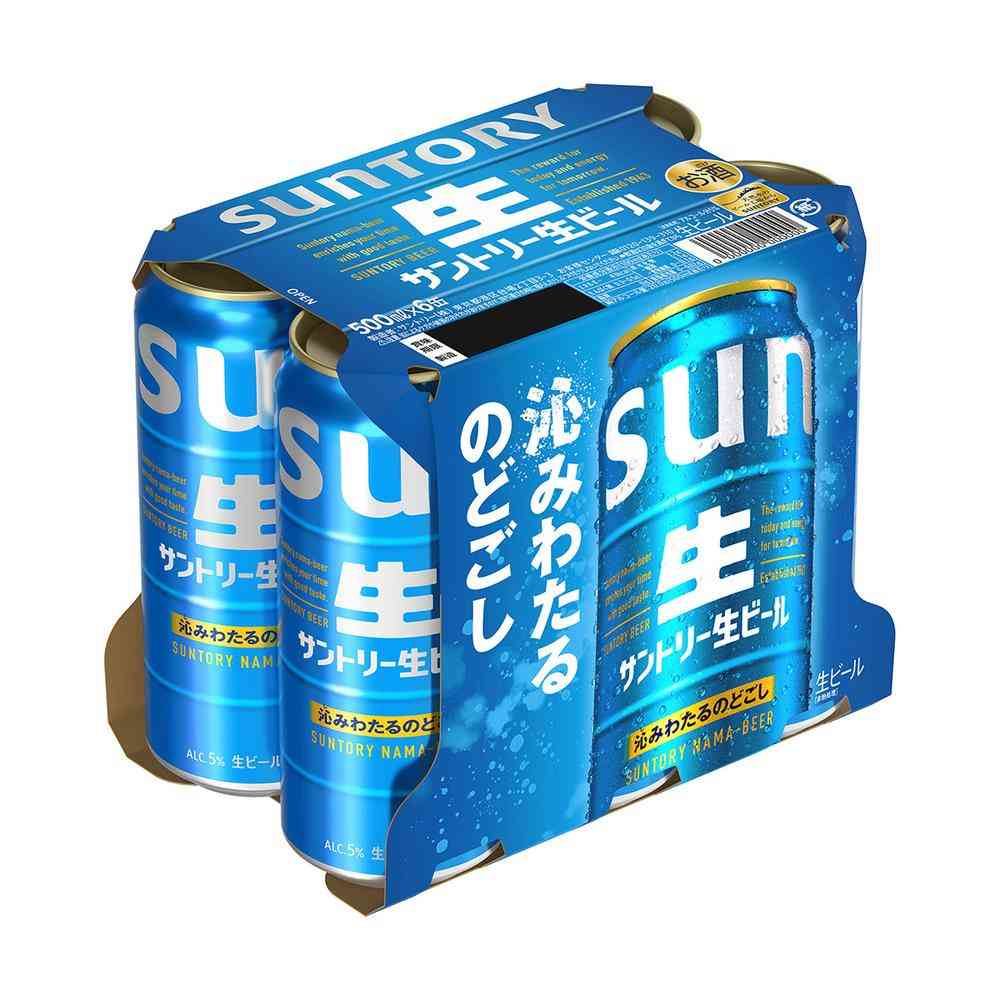 Suntory Draft Beer 500ml x 6