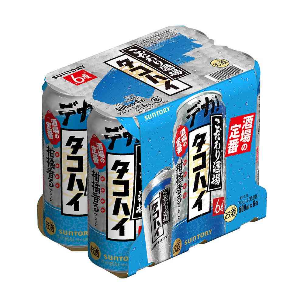 Suntory Kodo Sake Bar Tako High 500ml x 6