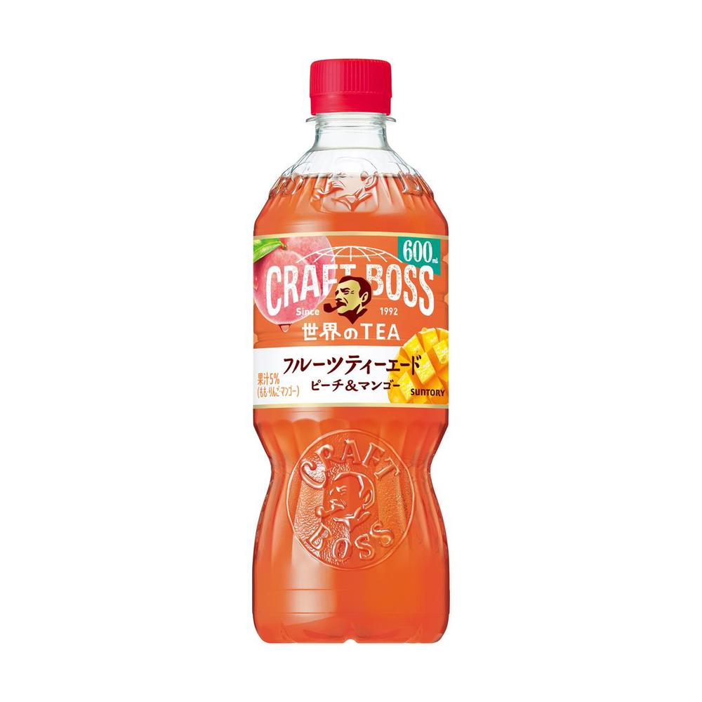 Suntory Craft Boss Tea Fruit Teaade Peach & Mango 600ml