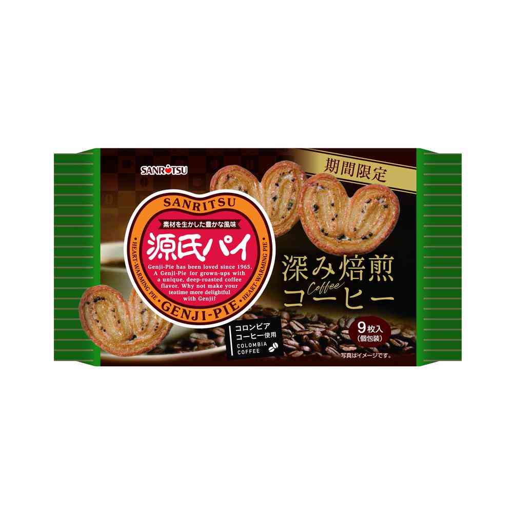 Sanritsu Genji Pie Deep Roasted Coffee 9 Pieces