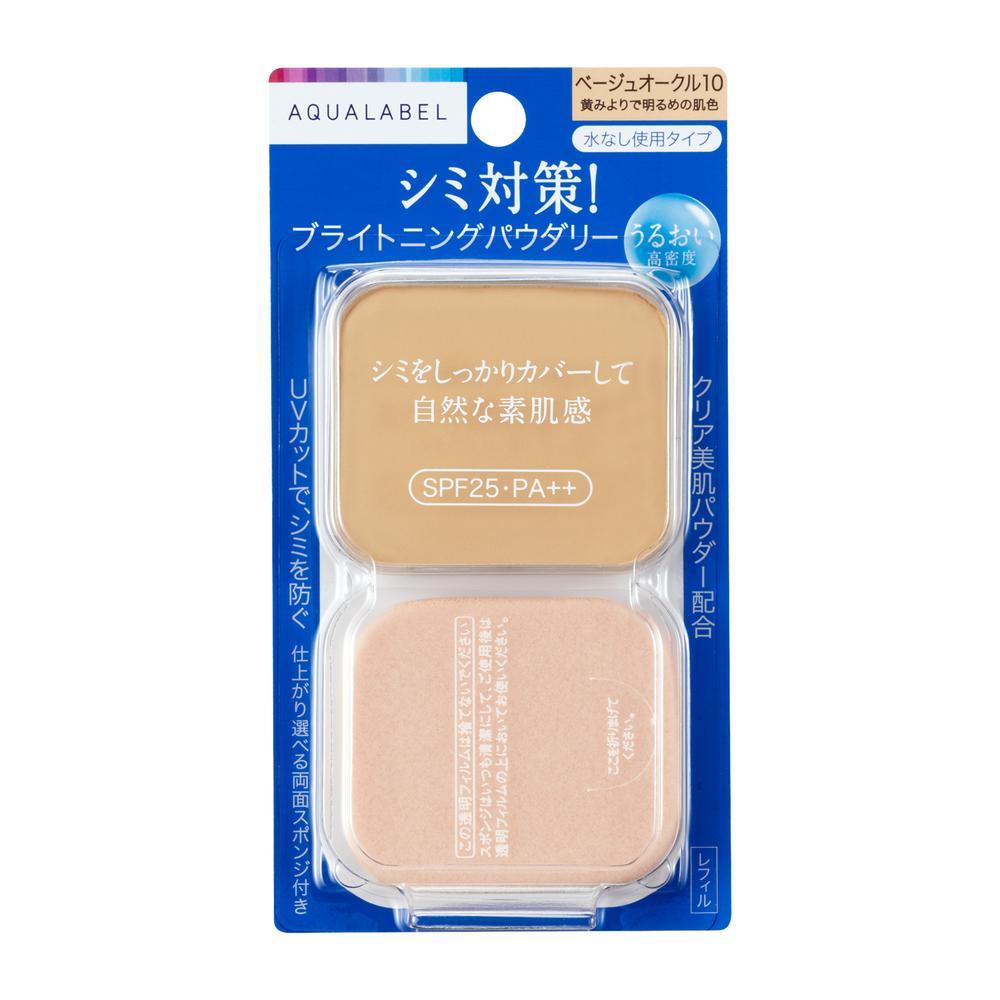 Shiseido Aqua Label Brightening Powdery Beige Ocher 10 (Refill) 11.5g
