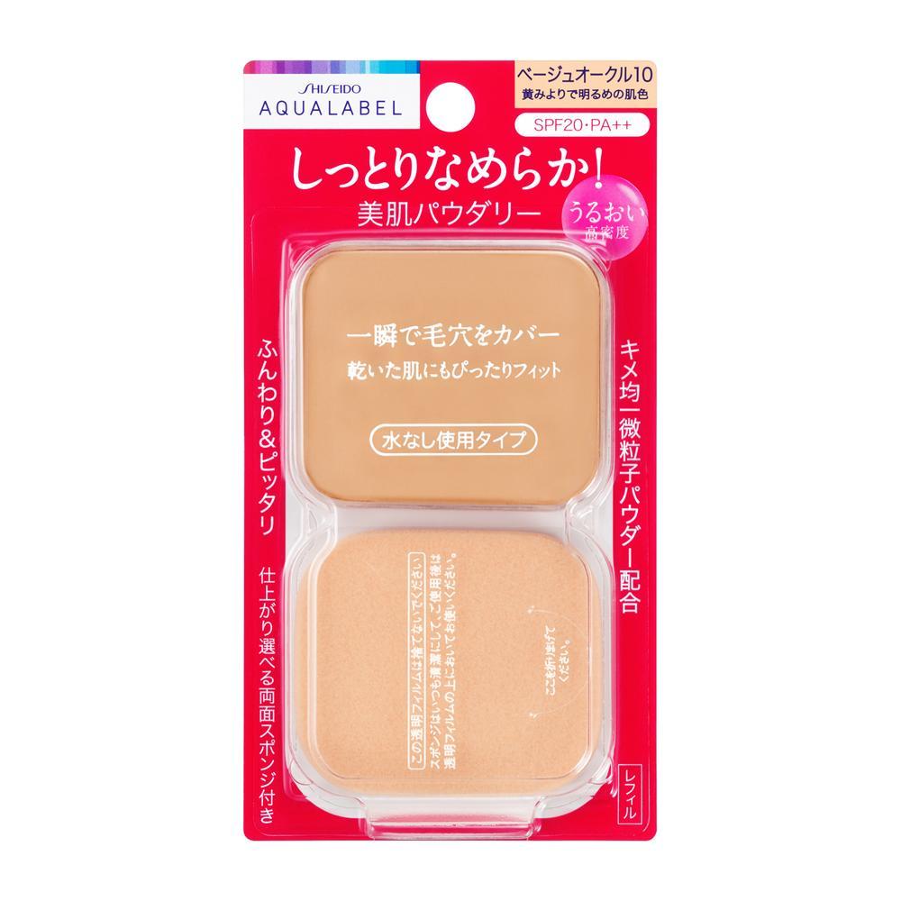 Shiseido Aqua Label Moist Powdery Beige Ocher 10 (Refill) 11.5g