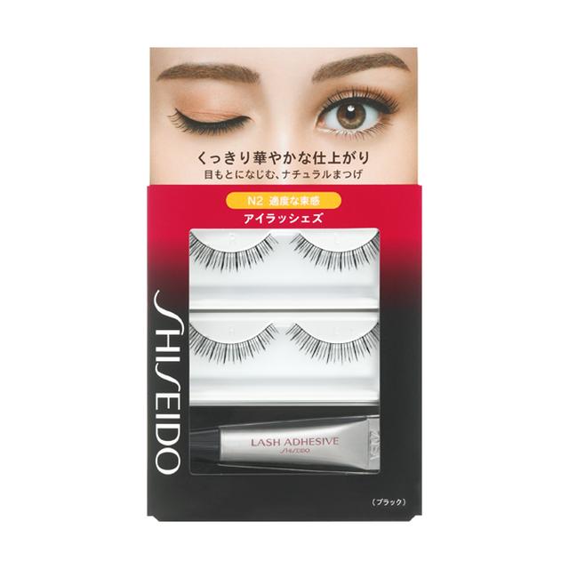 Shiseido Eyelashes N2 2 Sets of Lashes, Adhesive 3.3g