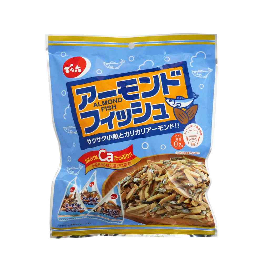 Denroku Almond Fish Snack 72g