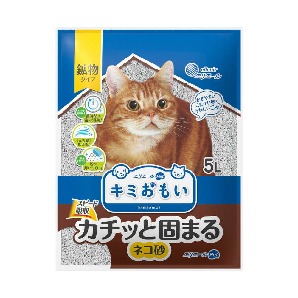 Daio Paper Kimi Omoi Clumping Cat Litter 5L