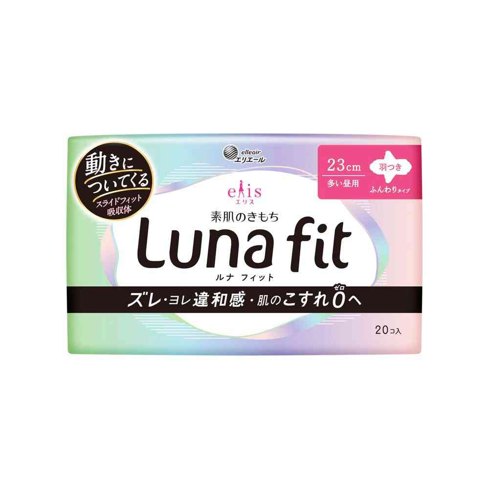 Daio Paper Elis Skin Feel Luna Fit Heavy Day Use 23cm Winged 20 Pieces