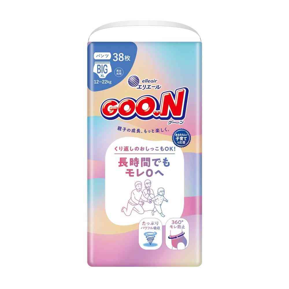 Daio Paper Goon Long-lasting Leak-free Pants BIG 38 Pieces