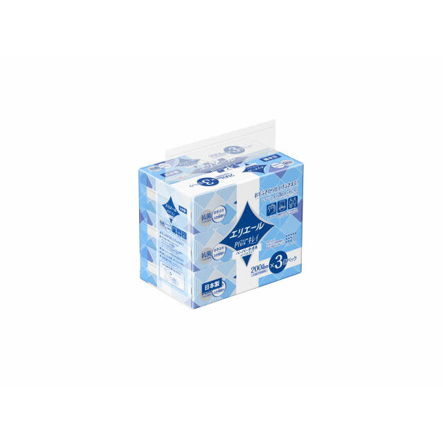 Elleair Plus+ Kirei Paper Towel Compact Type 200W 3P