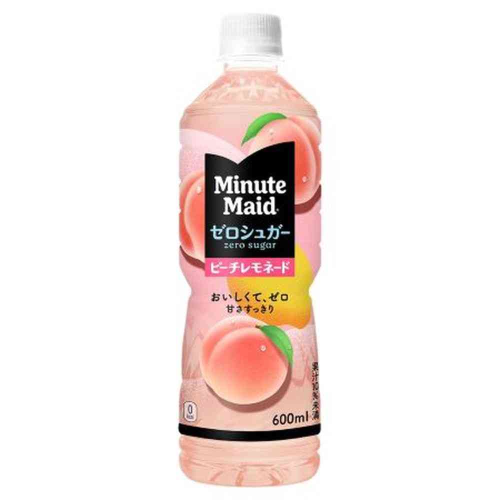 Coca-Cola Minute Maid Zero Sugar Peach Lemonade 600ml