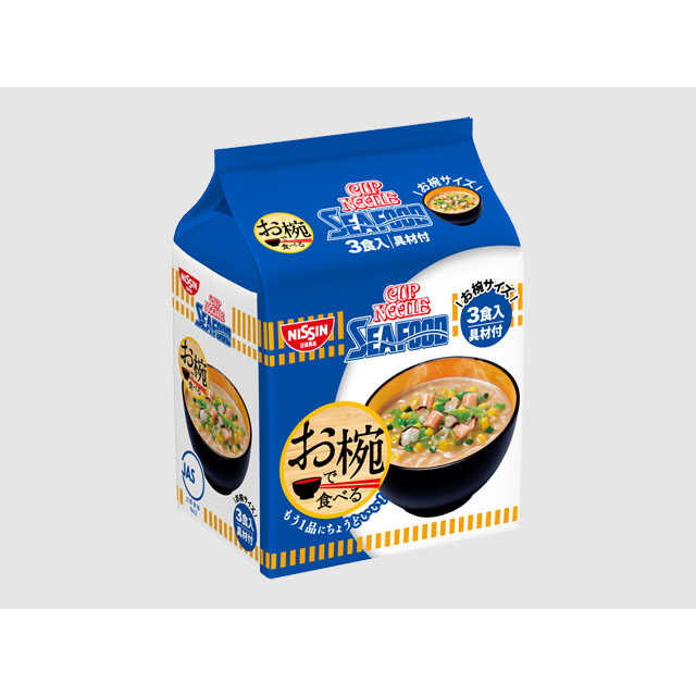 Nissin Cup Noodle Seafood 3-Pack