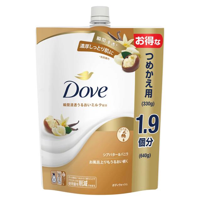 Dove Body Wash Shea Butter & Vanilla Refill 640g