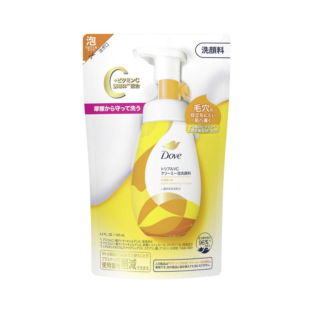 Dove Triple VC Creamy Foam Cleanser Refill 125ml