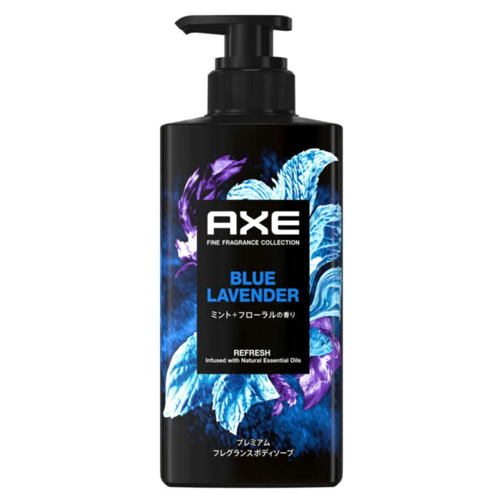 Unilever Axe Premium Fragrance Body Soap Blue Lavender Pump 440g