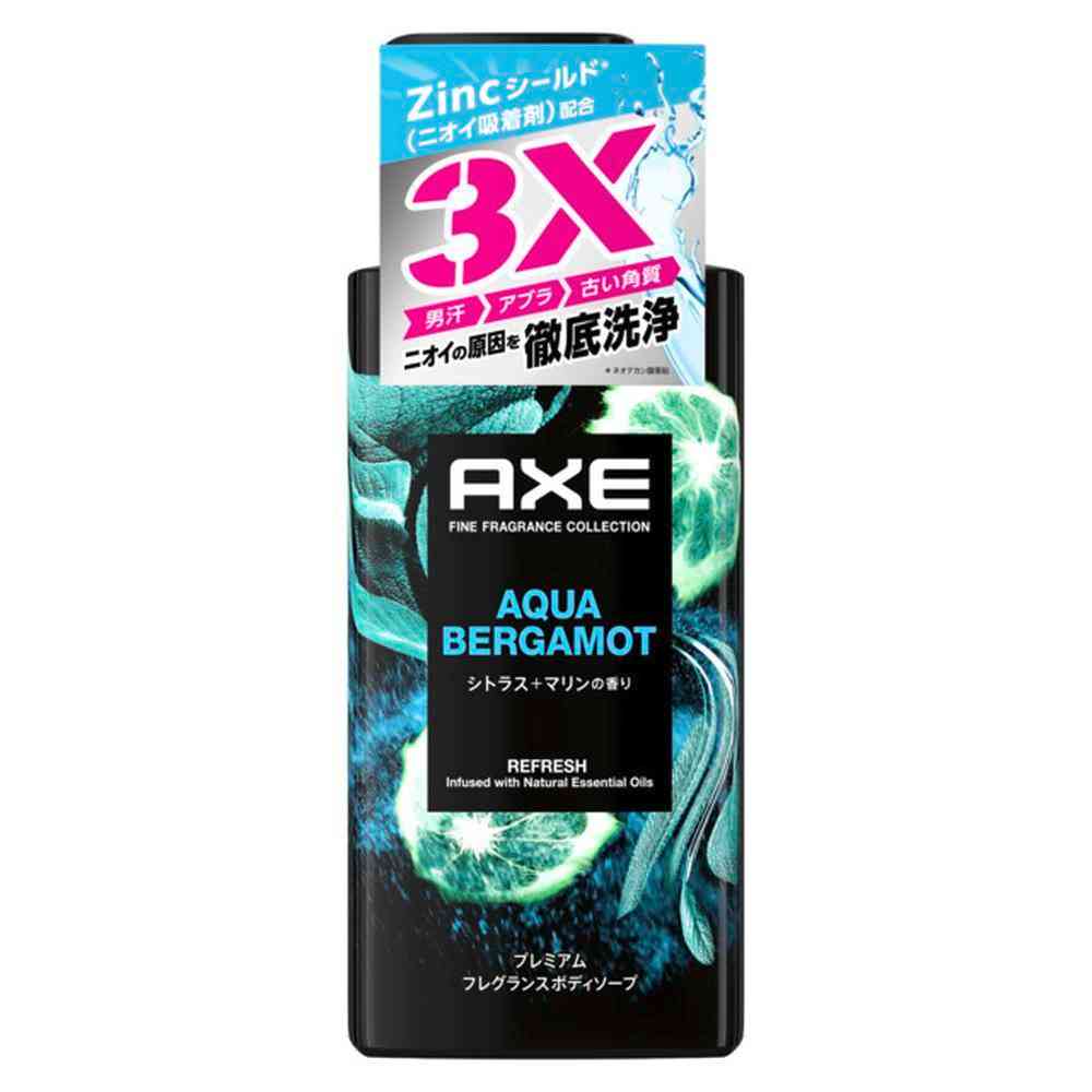 Unilever AXE Premium Fragrance Body Soap Aqua Bergamot Pump 440g