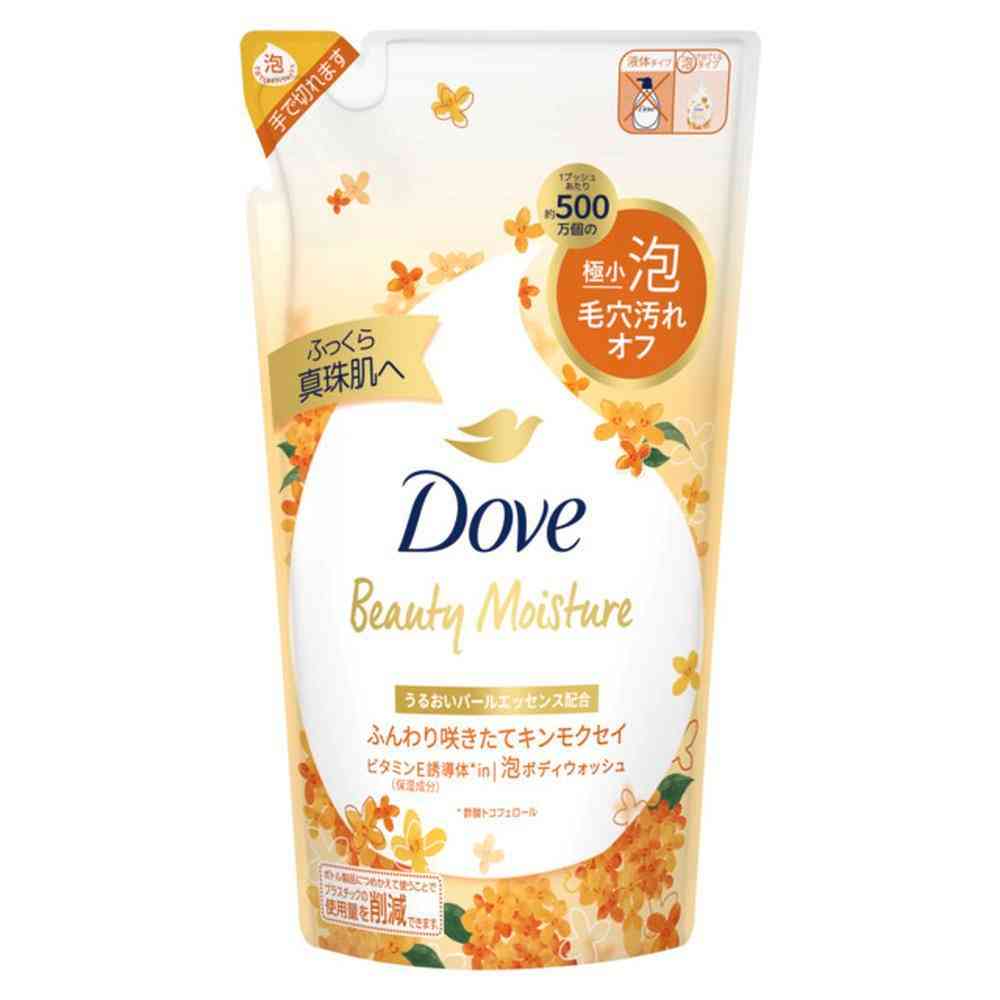 Unilever Dove Beauty Moisture Foam Body Wash Kinmokusei Refill 430g