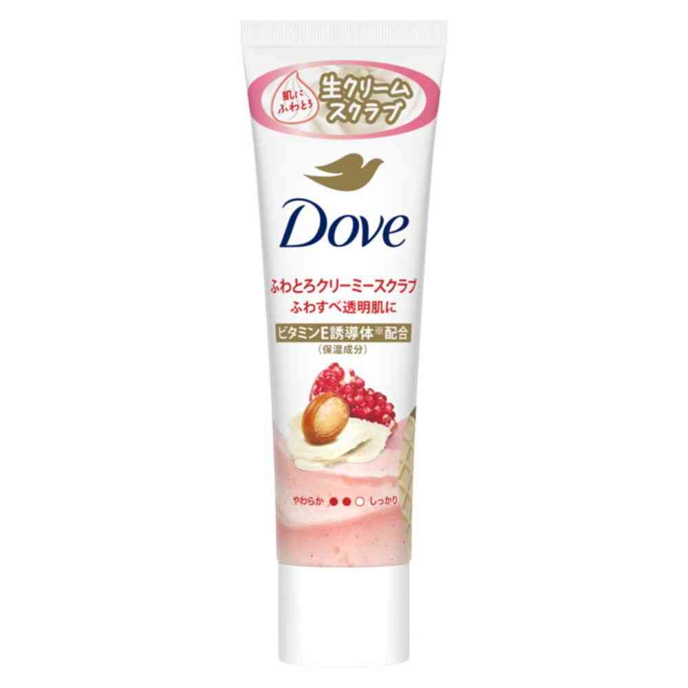 Unilever Dove Fluffy Creamy Scrub Pomegranate & Shea Butter Tube 50g