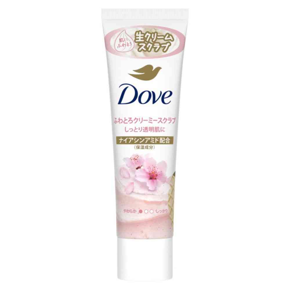 Unilever Dove Fluffy Creamy Scrub Sakura & Musk Tube 50g