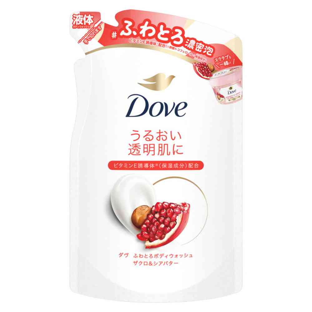 Unilever Dove Creamy Body Wash Pomegranate & Shea Butter Refill 340g