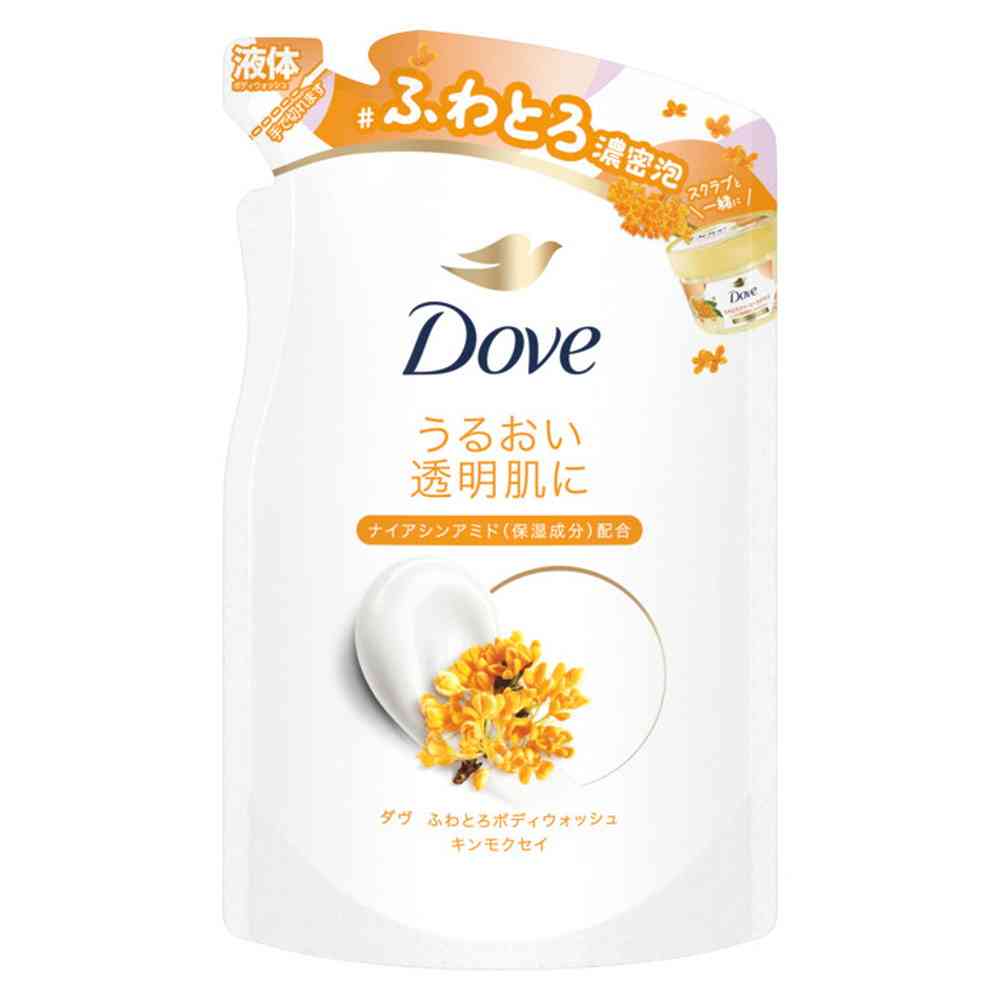Unilever Dove Creamy Body Wash Kinmokusei Refill 340g