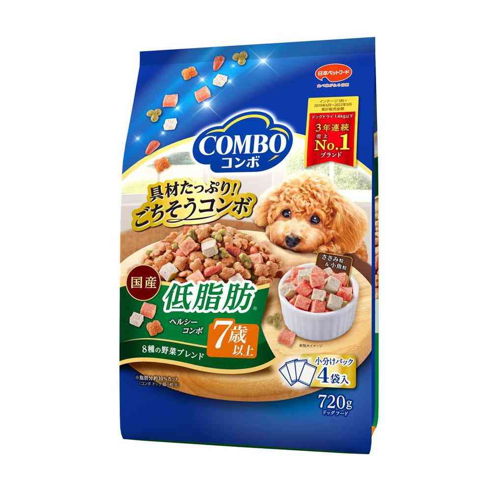 Nihon Pet Food Combo Dog Low Fat for 7 Years and Older 720g