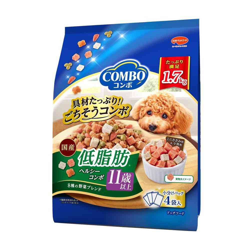 Nihon Pet Food Combo Dog Low Fat for Dogs 11 Years and Older 1.7kg
