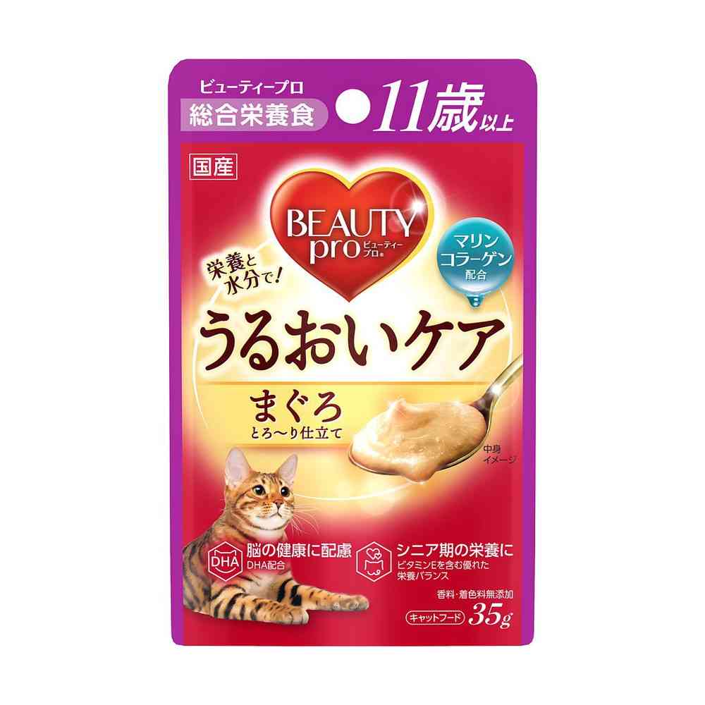 Nihon Pet Food Beauty Pro Cat Pouch for 11 Years and Older 35g