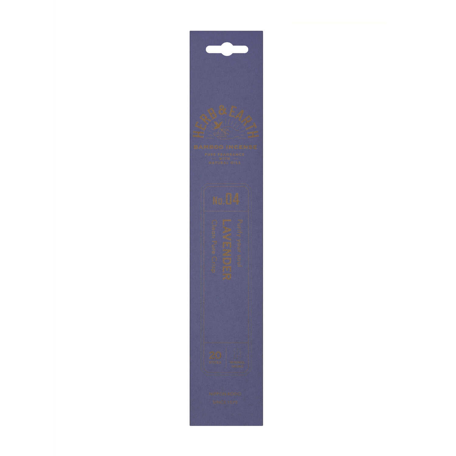 Nihon Kodo H&E Bamboo Incense 04 Lavender 20 Sticks