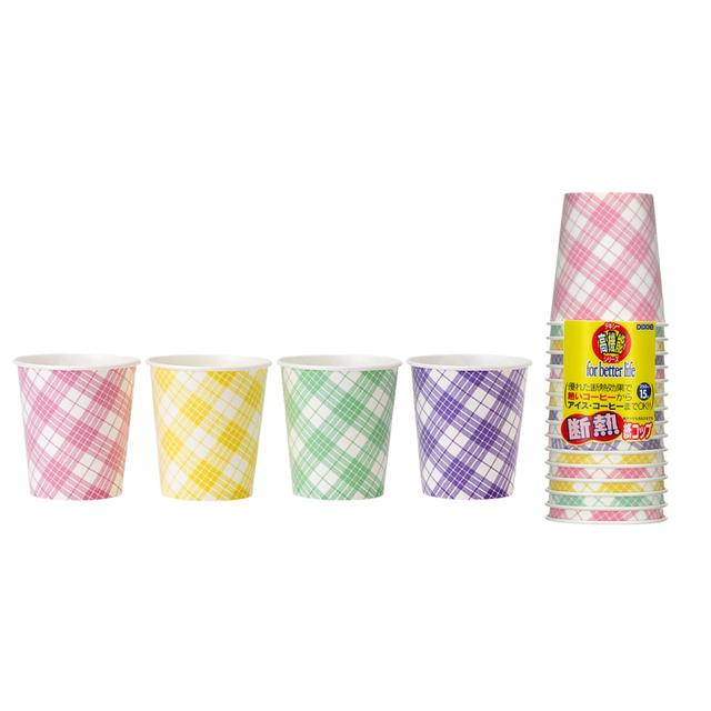 Dixie Insulated Cup Daily Check 250ml 15pcs