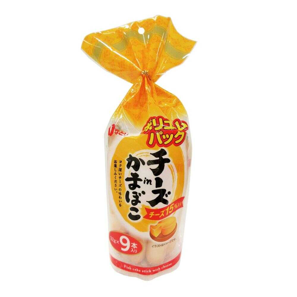 Natori Cheese Kamaboko Volume Pack 288g (32g x 9 Sticks)