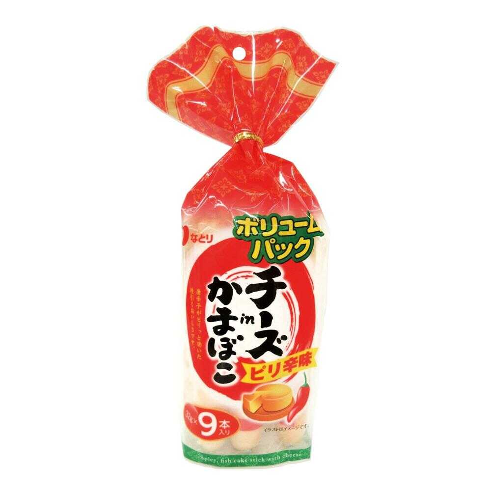 Natori Spicy Cheese Kamaboko Volume Pack 288g (32g x 9 Sticks)