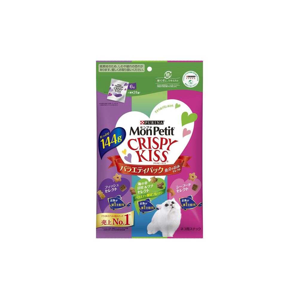 Mon Petit Crispy Kiss Variety Seafood Flavor 144g