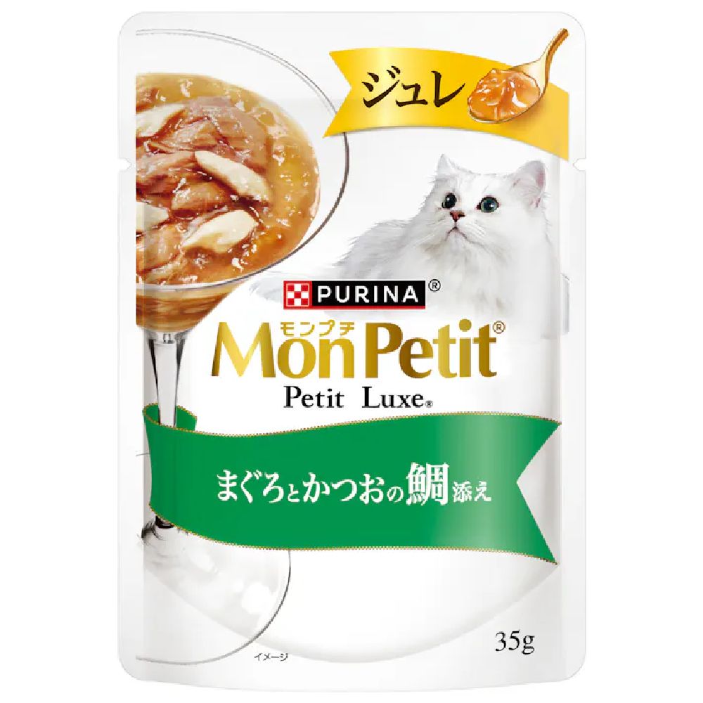 Mon Petit Pluch Luxe Pouch Jelly Tuna and Bonito with Sea Bream 35g