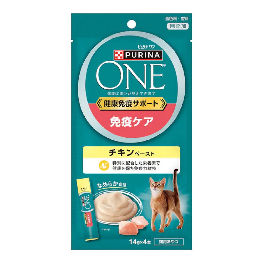 Purina One Cat Treats Health Immune Support Chicken Paste 56g