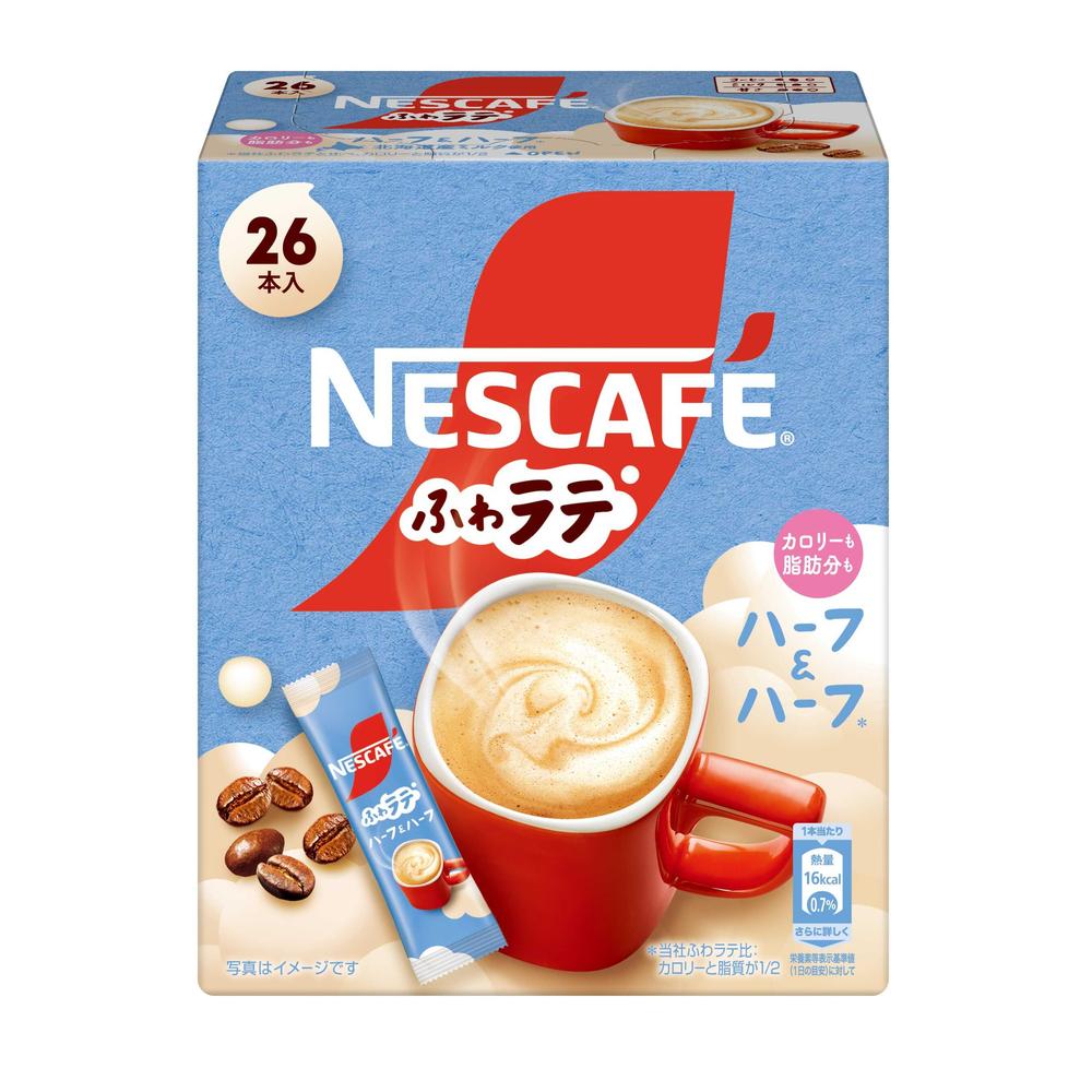 Nestlé Nescafé Excella Fuwalatte Half & Half 26 Sticks