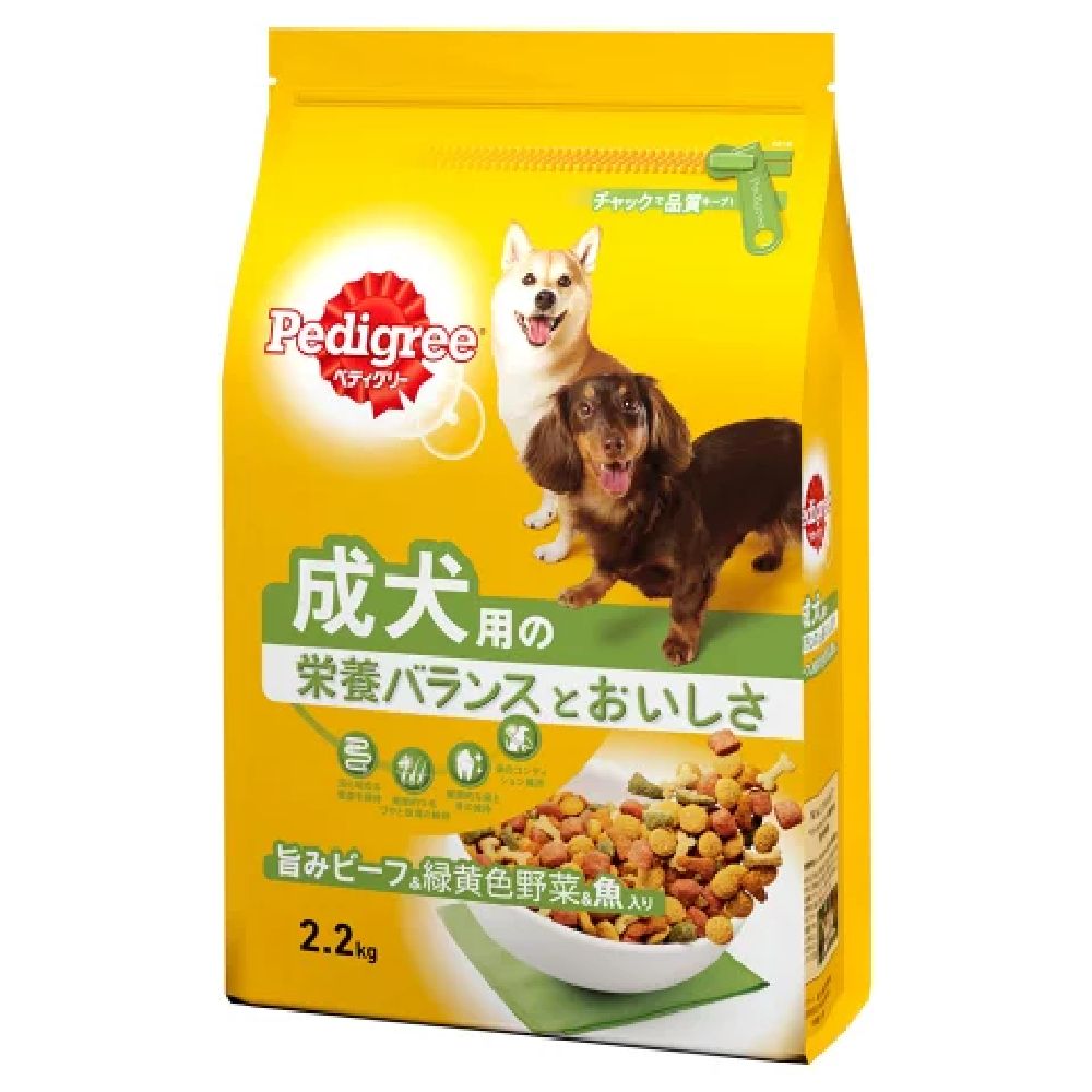 Mars Pedigree Adult Beef & Vegetables & Fish 2.2kg