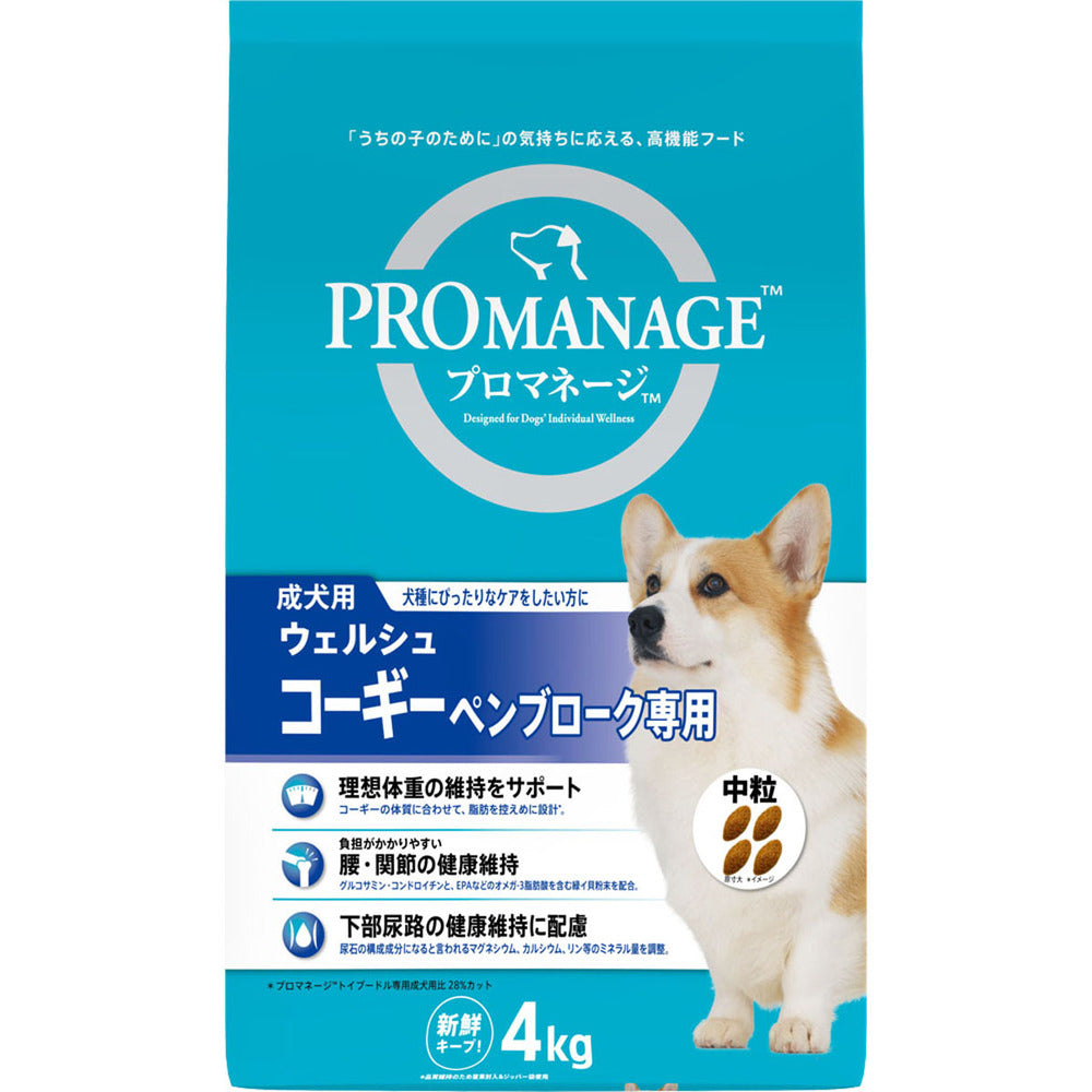 Mars Japan Limited ProManage Adult Dog Food for Welsh Corgi Pembroke 4kg