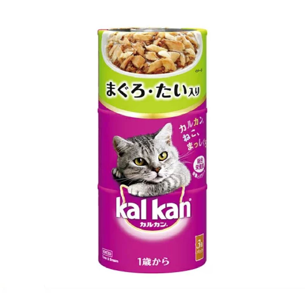 Mars Kalkan Handy Can Tuna & Sea Bream for Cats 1 Year and Older 160g x 3