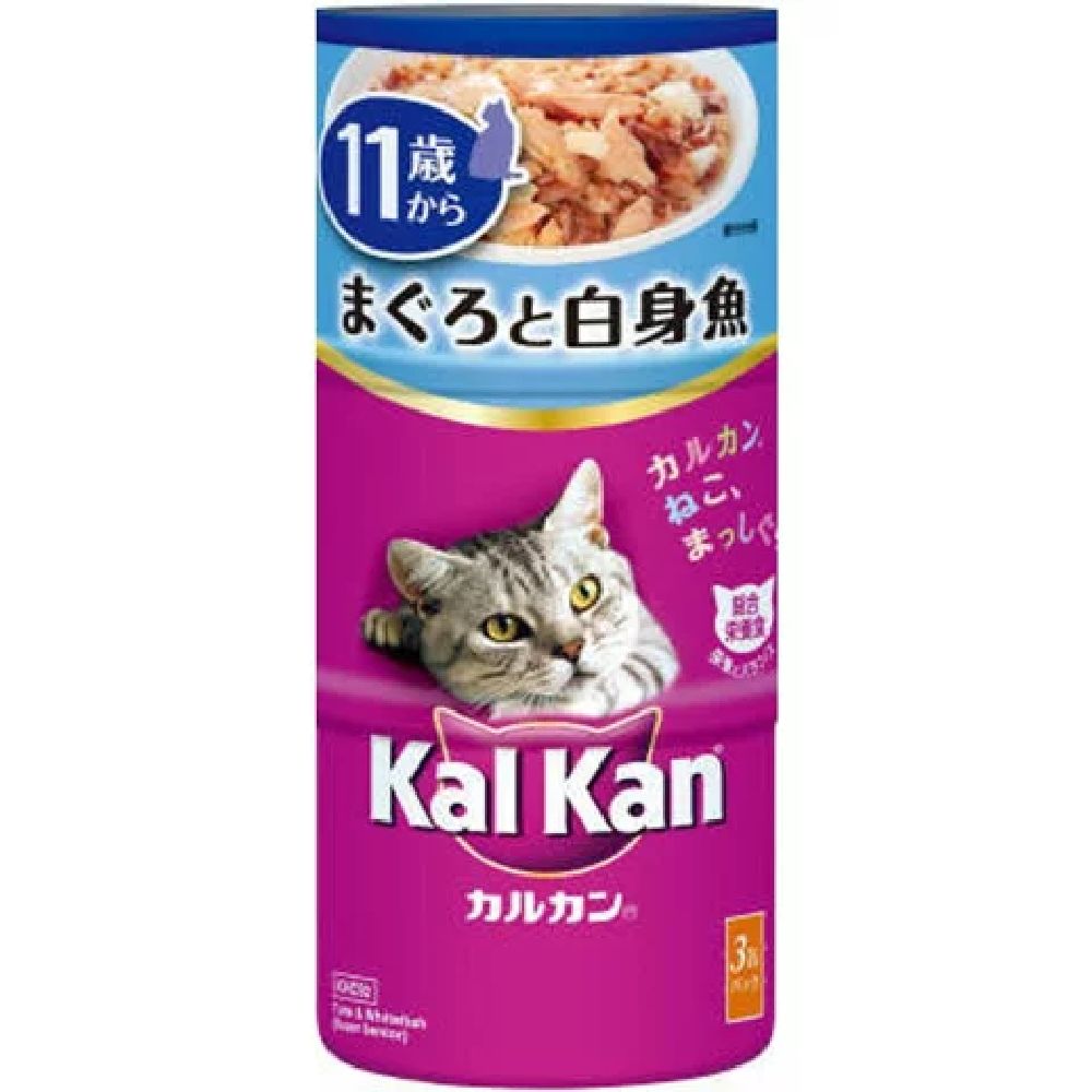 Mars Churu Handy Can for Cats 11 Years and Older Tuna & White Fish 160g x 3 Cans