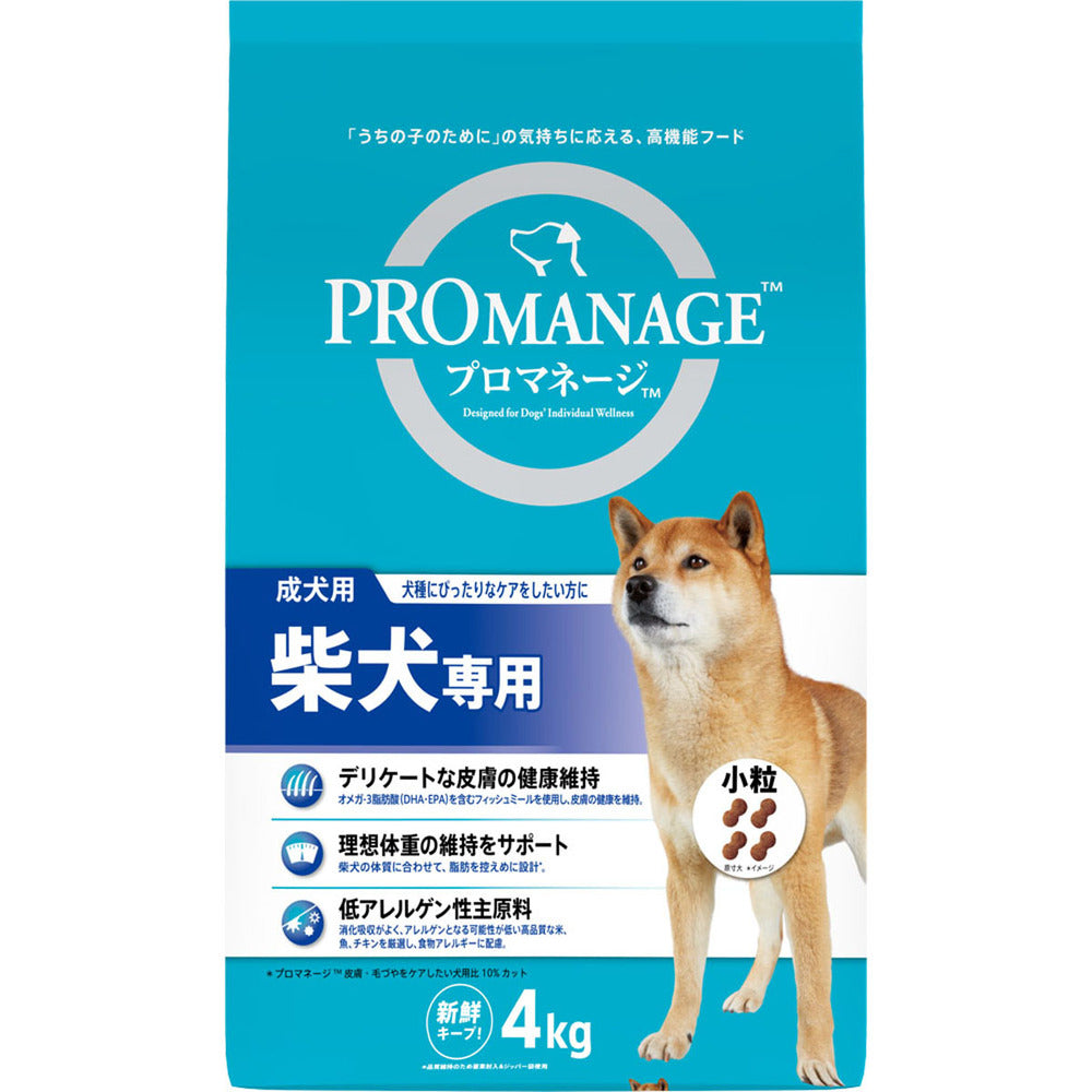 Mars Japan Limited ProManage Adult Dog Food for Shiba Inu 4kg