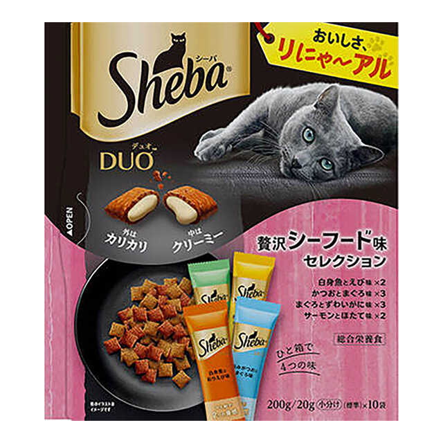 Sheba Duo Luxurious Seafood Flavor Selection 200g