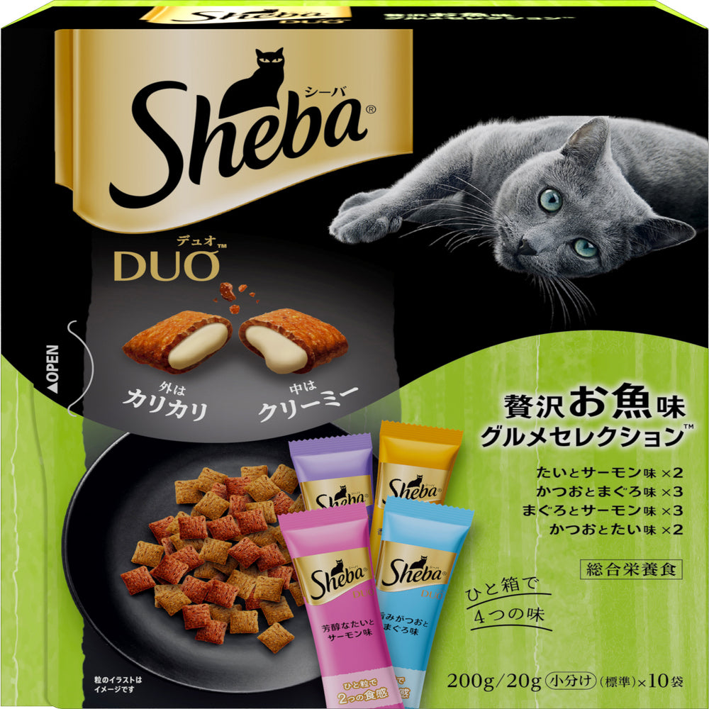 Mars Japan Limited Sheba Duo Luxurious Fish Flavor Gourmet Selection 200g
